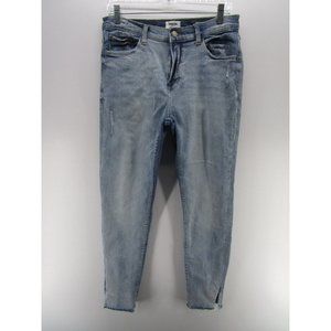 Kensie Jeans 10 Vintage Luxe The Ultimate High Rise Skinny Raw Hem 30